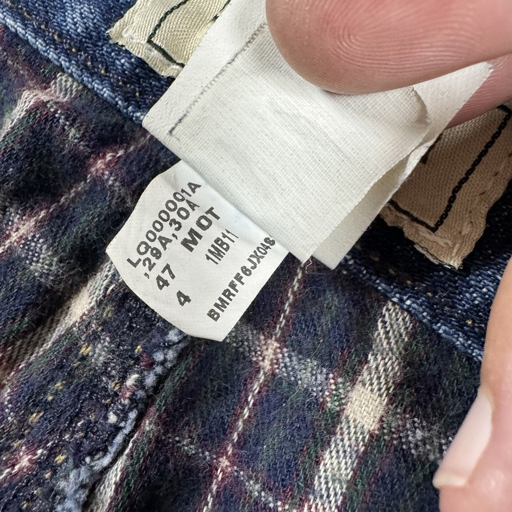 L.L. Bean Men's Classic Fit Flannel Lined Jeans 40x29 Blue‎ Cotton Denim - Picture 10 of 16